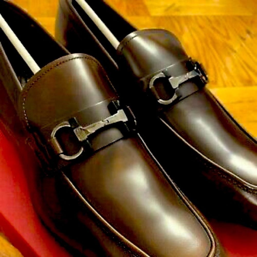 Very well cared for Ferragamo Loafers. Only worn once. Need gone this week.